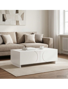 Tavolino da salotto Bianco 102 x 50,5 x 35 cm