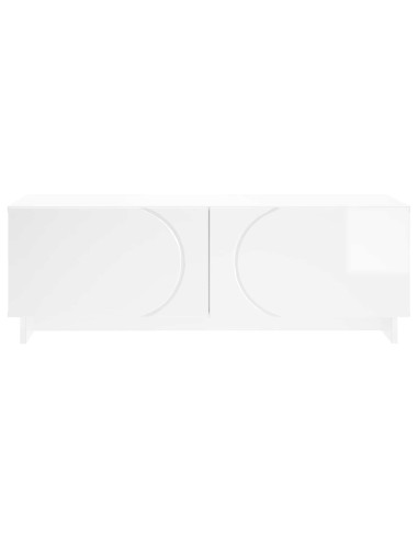 Tavolino da salotto Bianco Lucido 102 x 50,5 x 35 cm