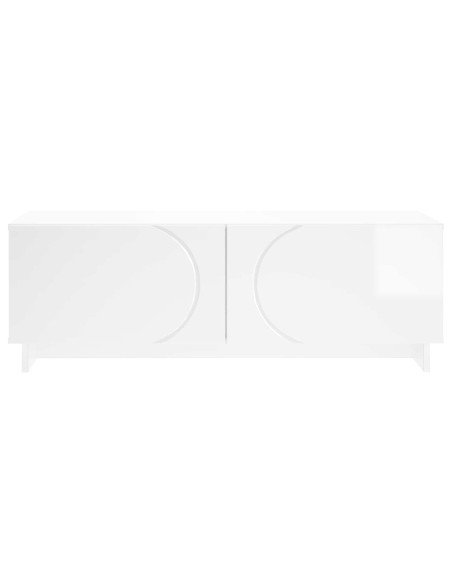 Tavolino da salotto Bianco Lucido 102 x 50,5 x 35 cm