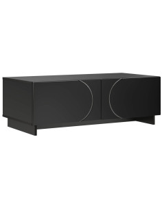 Tavolino da salotto Nero 102 x 50,5 x 35 cm 2