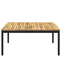 Tavolino da salotto Bianco e Nero 100 x 100,5 x 45 cm 2