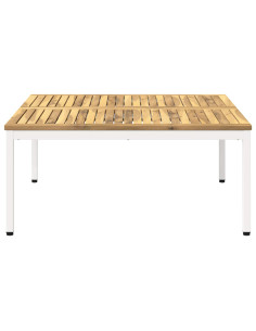 Tavolino da salotto Bianco 100 x 100,5 x 45 cm 2