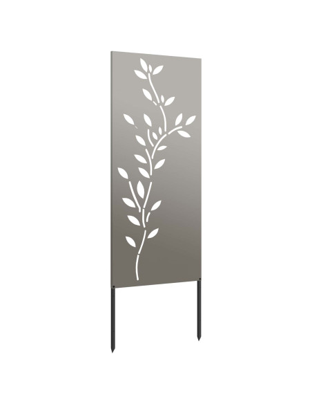 Schermo per privacy in giardino Floreale Ruggine 50 x 140 cm