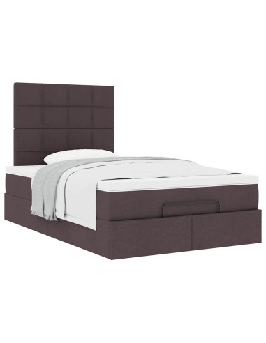 Struttura Letto Pouf con Materasso 120x200 cm in Tessuto
