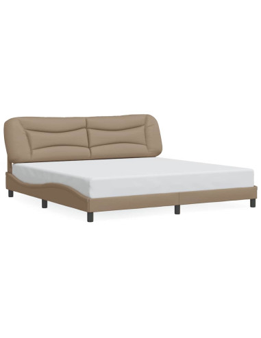 Giroletto senza Materasso Hvar Cappuccino 200x200 cm in Similpelle