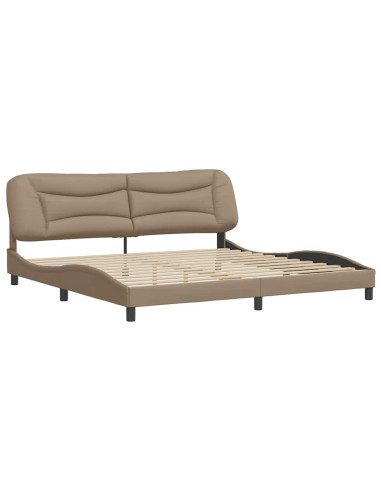 Giroletto senza Materasso Hvar Cappuccino 200x200 cm in Similpelle