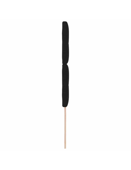 Testiera regolabile in altezza con testiera Nero 100 cm Tessuto