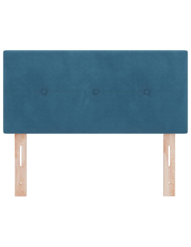 Testiera Blu Scuro 80 cm Velluto