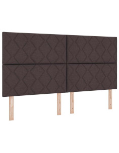 Testiera Marrone Scuro 180 cm Tessuto 2