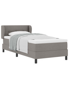Letto a molle con testiera Talpa 90 x 200 cm Tessuto 2