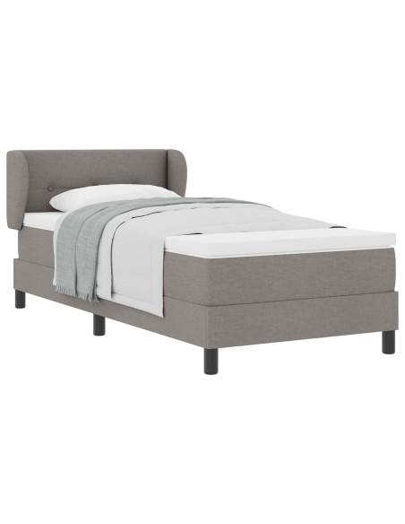 Letto a molle con testiera Talpa 90 x 200 cm Tessuto