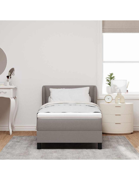 Letto a molle con testiera Talpa 90 x 200 cm Tessuto