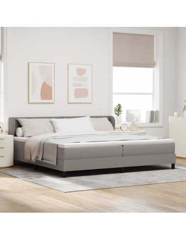 Letto a molle con testiera Talpa 200 x 200 cm Tessuto