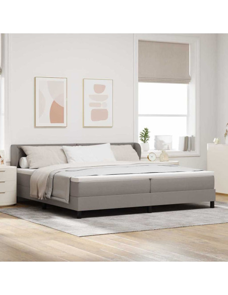 Letto a molle con testiera Talpa 200 x 200 cm Tessuto