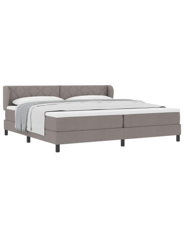 Letto a molle con testiera Talpa 200 x 200 cm Tessuto