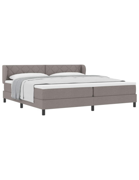 Letto a molle con testiera Talpa 200 x 200 cm Tessuto