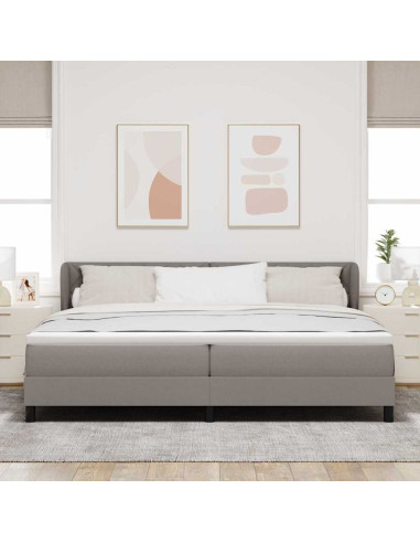 Letto a molle con testiera Talpa 200 x 200 cm Tessuto