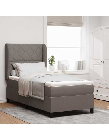 Letto a molle con testiera Talpa 100 x 200 cm Tessuto