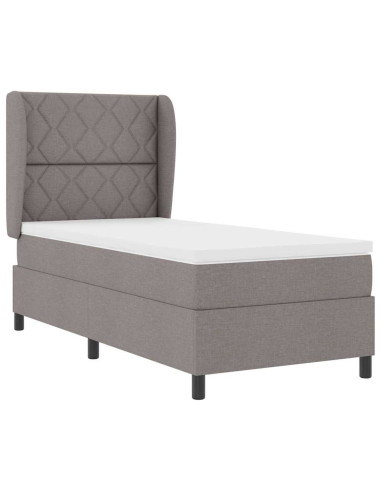 Letto a molle con testiera Talpa 100 x 200 cm Tessuto