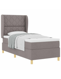 Letto a molle con testiera Talpa 200 x 100 cm Tessuto 2