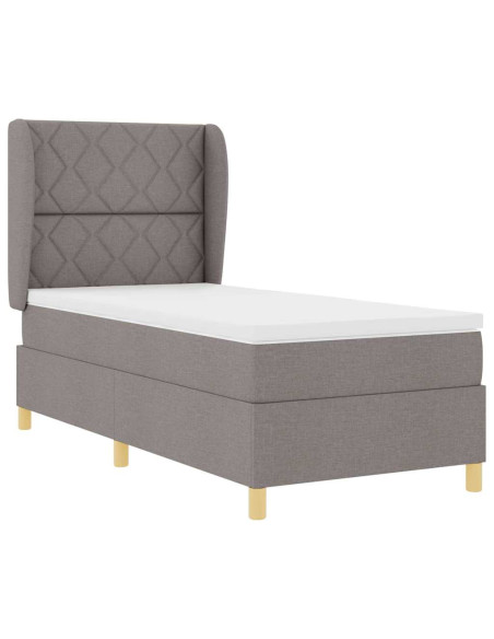 Letto a molle con testiera Talpa 200 x 100 cm Tessuto