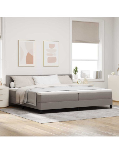 Letto a molle con testiera Talpa 200 x 200 cm Tessuto