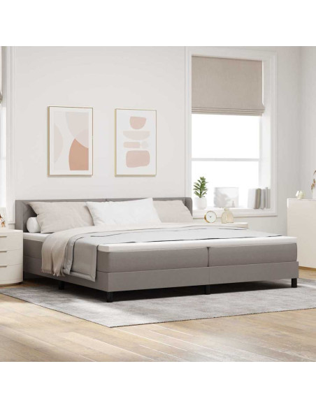 Letto a molle con testiera Talpa 200 x 200 cm Tessuto