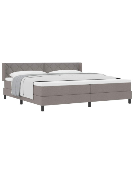 Letto a molle con testiera Talpa 200 x 200 cm Tessuto