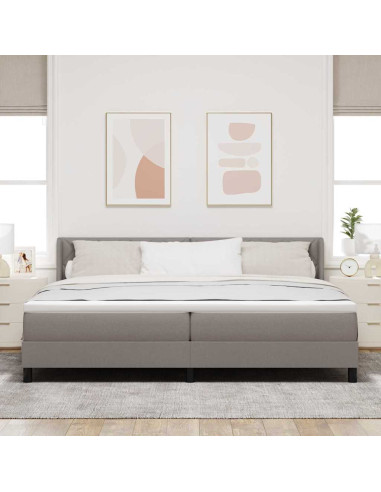 Letto a molle con testiera Talpa 200 x 200 cm Tessuto