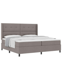 Letto a molle con cuscino Talpa 200 x 200 cm Tessuto 2