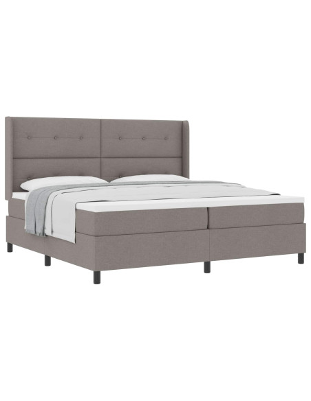 Letto a molle con cuscino Talpa 200 x 200 cm Tessuto