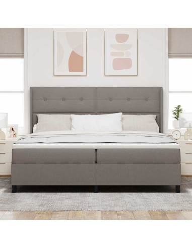 Letto a molle con cuscino Talpa 200 x 200 cm Tessuto