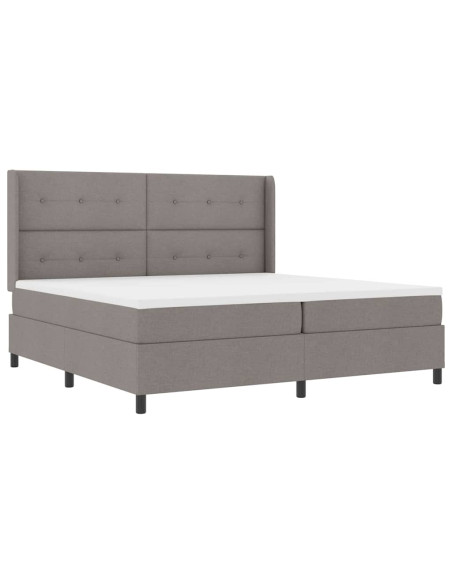 Letto a molle con cuscino Talpa 200 x 200 cm Tessuto