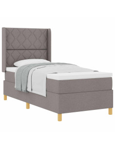 Letto a molle con testiera Talpa 90 x 200 cm Tessuto 2