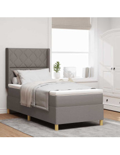 Letto a molle con testiera Talpa 100 x 200 cm Tessuto