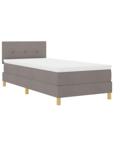Letto a Sorgente LED con testiera Talpa 90 x 200 cm Tessuto 2