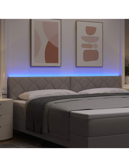Testiera LED Talpa 200 cm Tessuto