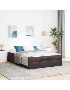 Struttura letto con materasso 2 pz Tanno Tessuto