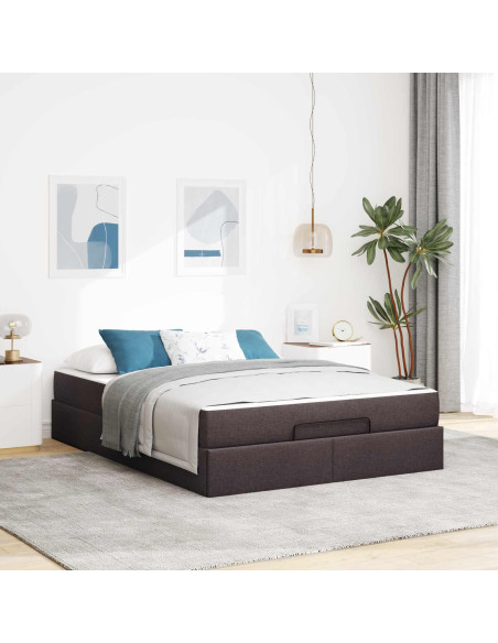 Struttura letto con materasso 2 pz Tanno Tessuto