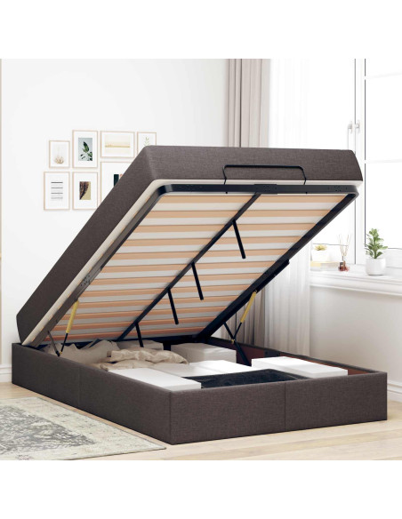 Struttura letto con materasso 2 pz Tanno Tessuto