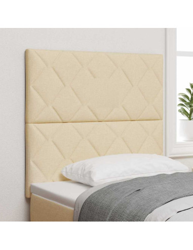 Testiera Crema 90 cm Tessuto