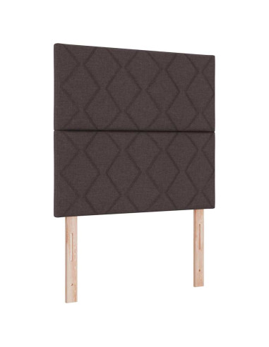 Testiera Marrone Scuro 90 cm Tessuto