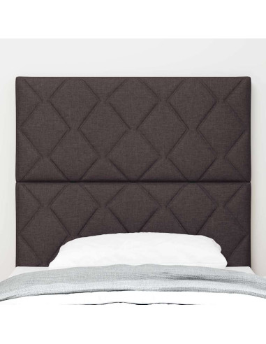 Testiera Marrone Scuro 90 cm Tessuto