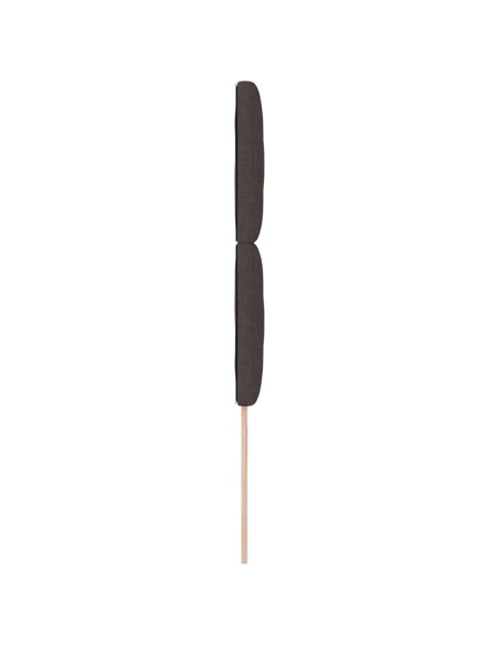 Testiera Marrone Scuro 90 cm Tessuto