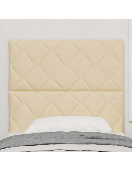 Testiera Crema 90 cm Tessuto