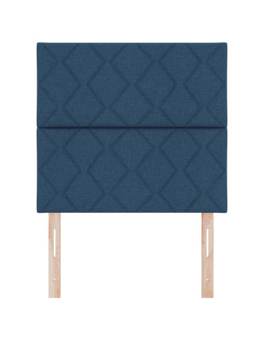 Testiera Blu 90 cm Tessuto