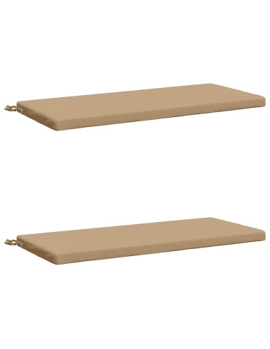 Cuscini per Panchina a 2 Pezzi SOEST 2 pz 100% Poliestere