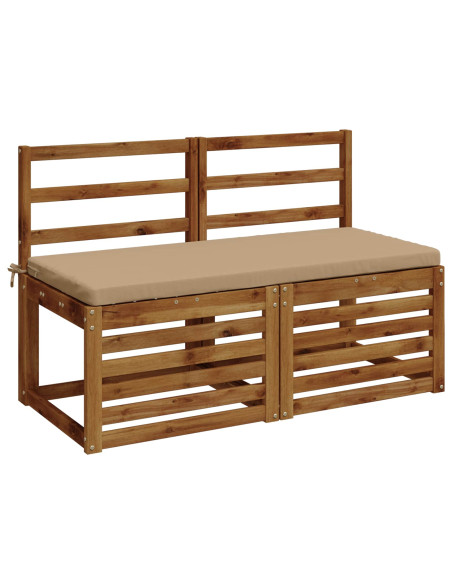Cuscini per Panchina a 2 Pezzi SOEST 2 pz 100% Poliestere