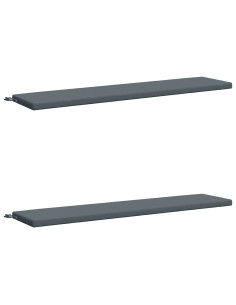 Cuscini per Panchina a 2 Pezzi SOEST 2 pz 100% Poliestere Blu