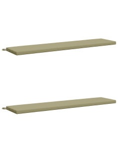 Cuscini per Panchina a 2 Pezzi SOEST 2 pz 100% Poliestere
